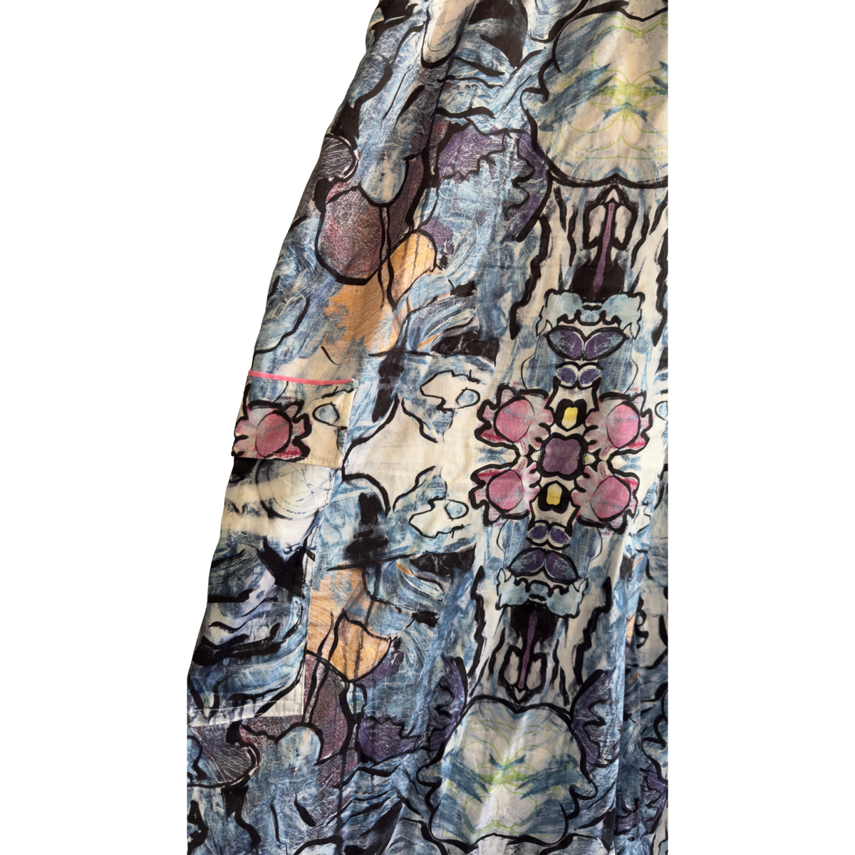 Slik Print Cargo Pant