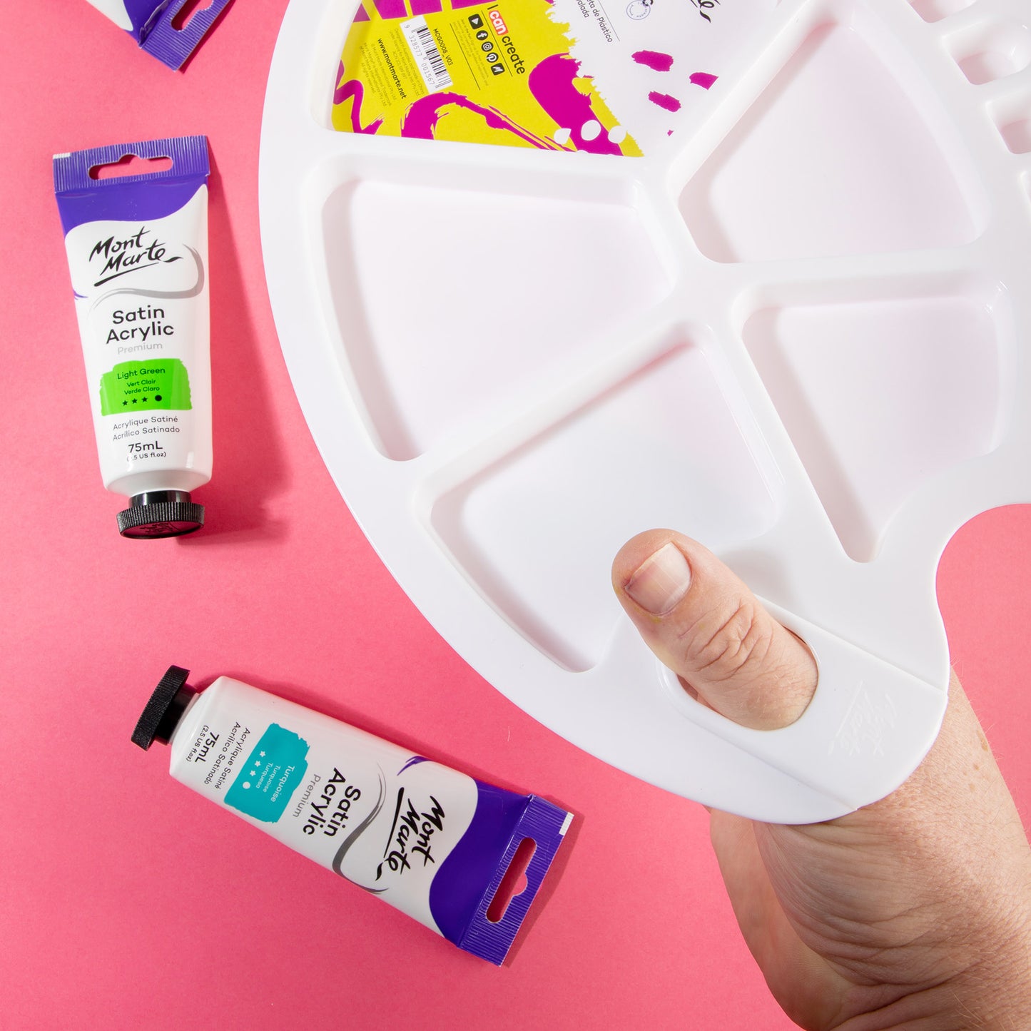 Oval Plastic Palette Discovery 34 x 25cm