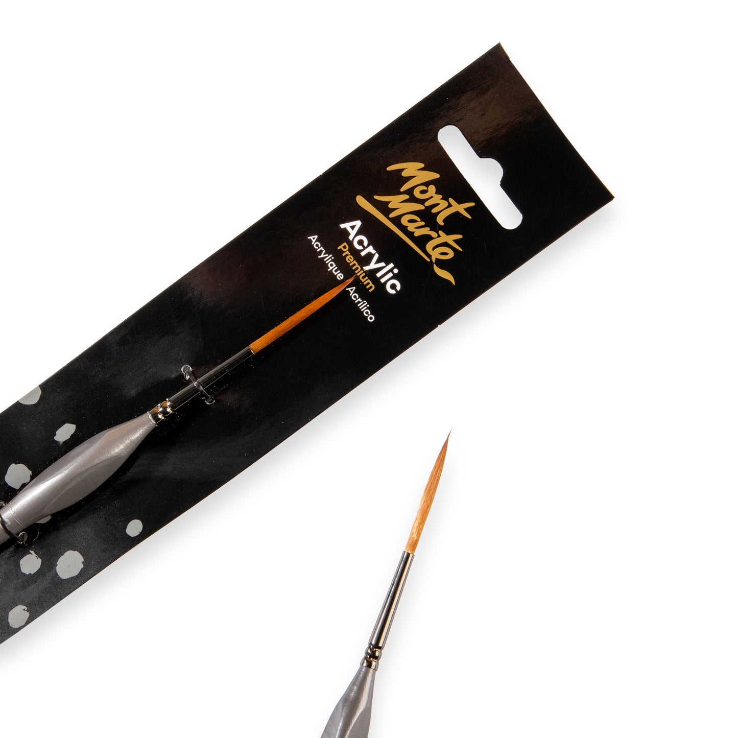 Artist Acrylic Brush Premium Taklon Rigger 3