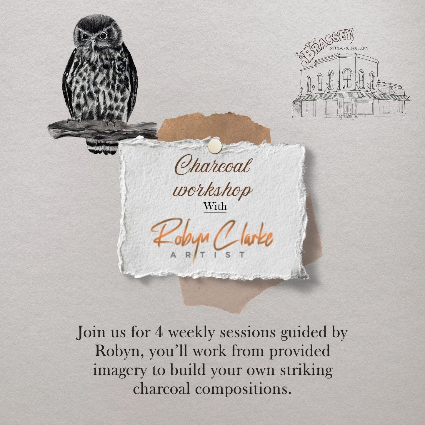 Mastering Charcoal Drawing with Robyn Clarke