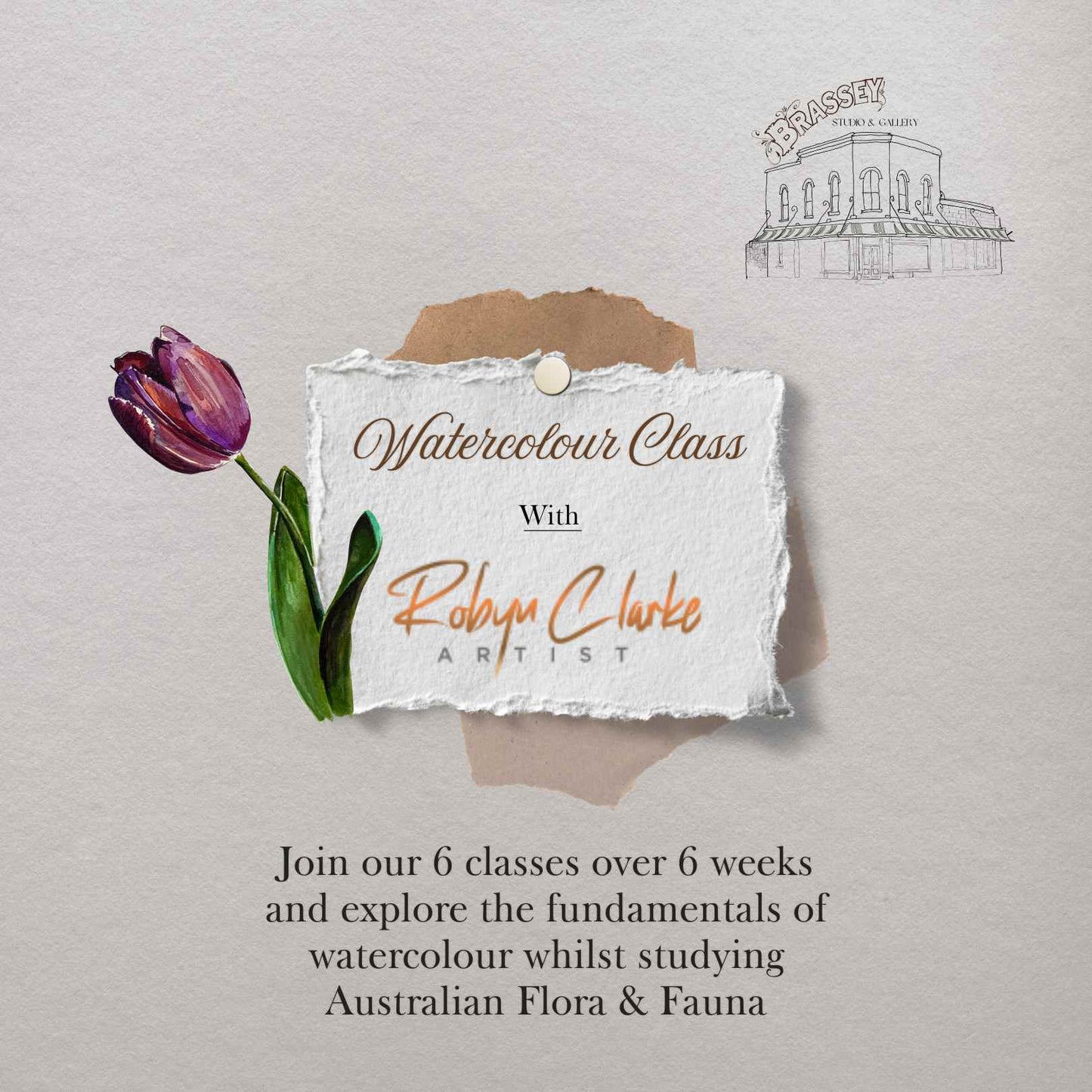 Robyn Clarke Watercolour Class