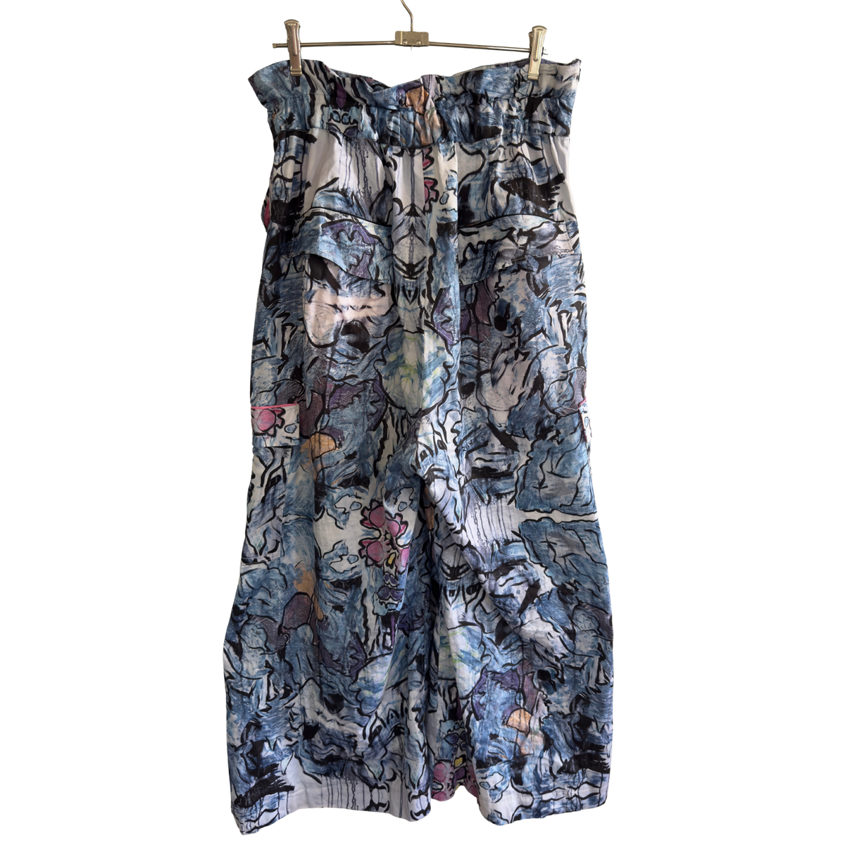 Slik Print Cargo Pant