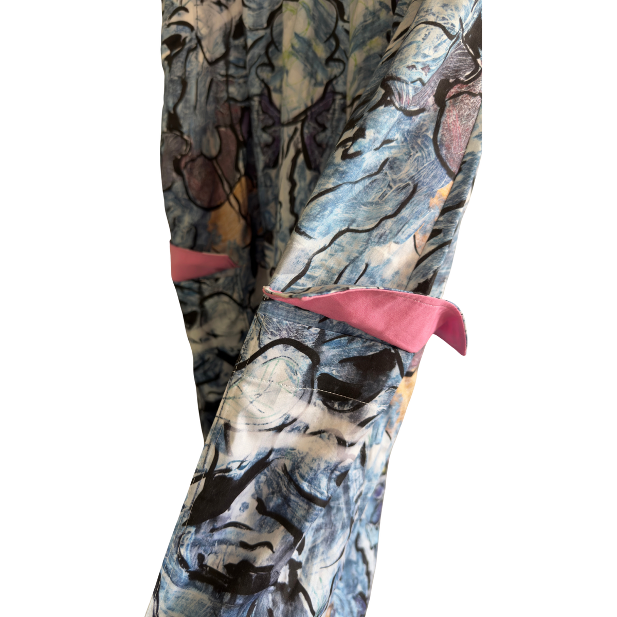 Slik Print Cargo Pant
